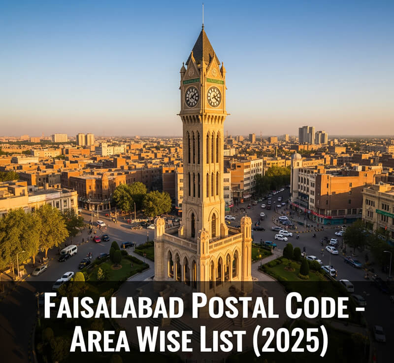 Faisalabad Postal Code